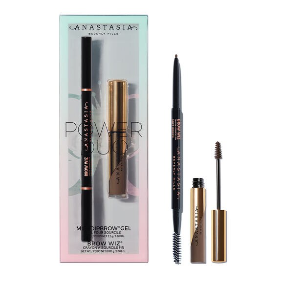 Kit Sourcils Miss W N°07 Bondes Bio Vegan - Poudre Compacte Teinte Brun, Neuf