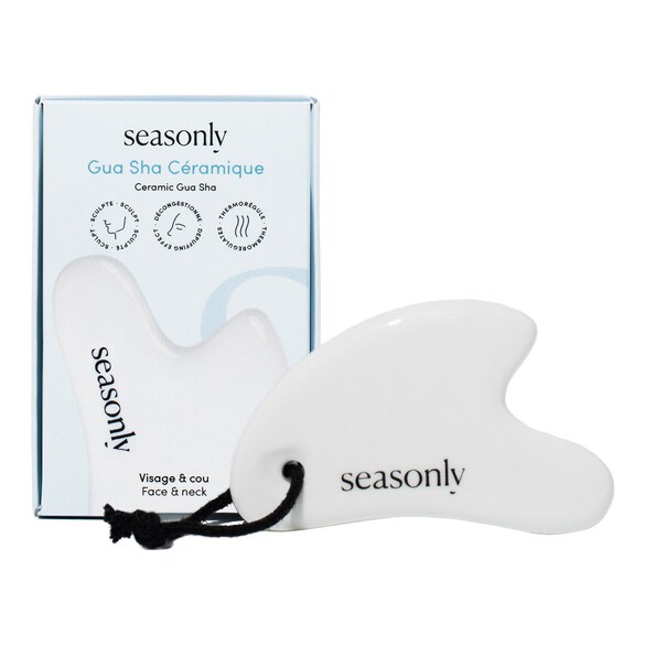 Gua Sha Céramique - Visage et Cou, SEASONLY