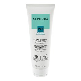 Gel Nettoyant Peau Nette - Nettoyant Visage Aux Prébiotiques Non Parfumé