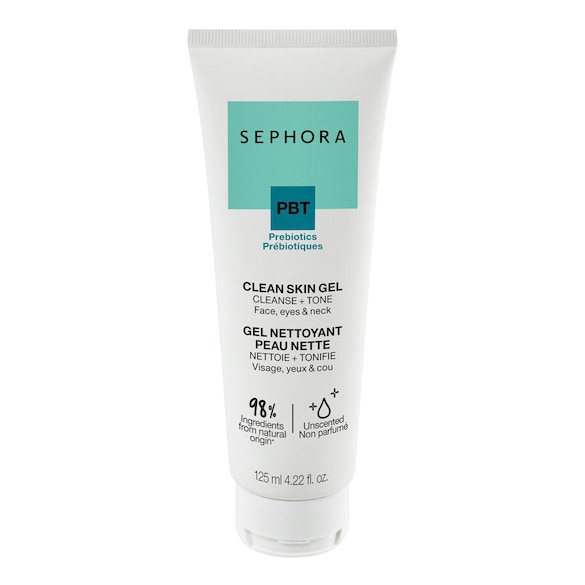 Gel Nettoyant Peau Nette - Nettoyant Visage Aux Prébiotiques Non Parfumé, SEPHORA COLLECTION