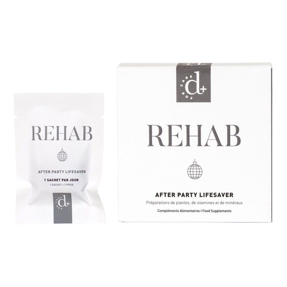 REHAB Anti-Gueule de Bois - Compléments Alimentaires, D+ FOR CARE