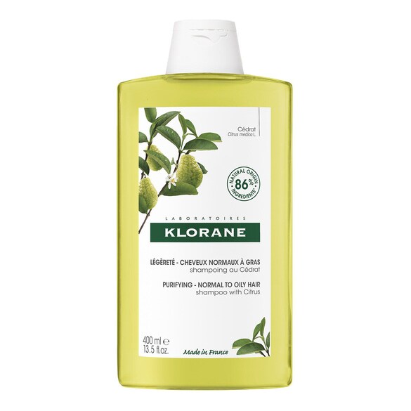 Shampoing au Cédrat - Shampoing pour cheveux normaux à gras, KLORANE