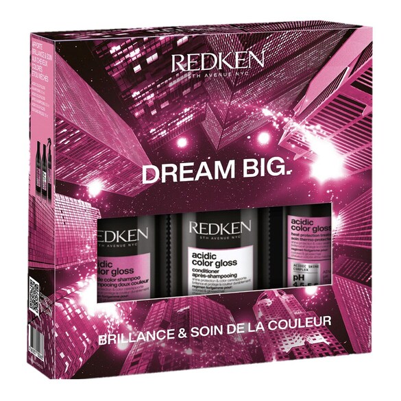 Acidic Color Gloss - Coffret routine capillaire pour cheveux colorés, REDKEN
