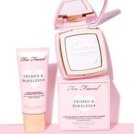 Primed and Poreless+ Face Powder - Base de Teint Poudre Matifiante