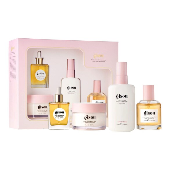 Honey Infused Hydration Set - Coffret soin cheveux, GISOU