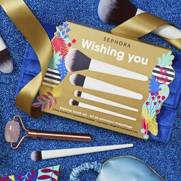 Kit de 4 pinceaux et leur trousse de voyage - Wishing You