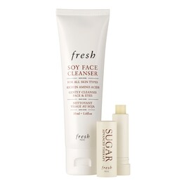 Duo soins bestseller au soja et sucre - Coffret soin visage et lèvres