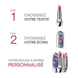 ROUGE G - L'écrin double miroir - Édition Limitée Floral Denim