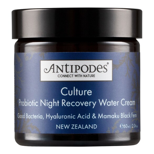 Culture Gel Crème de Nuit Réparateur - Soin visage aux probiotiques, ANTIPODES