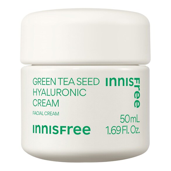 Crème Hydratante à l'Acide Hyaluronique et au Thé Vert - Crème Hydratante, INNISFREE