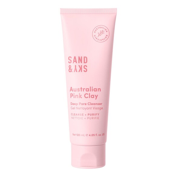 Australian Pink Clay - Gel Nettoyant Visage, SAND & SKY