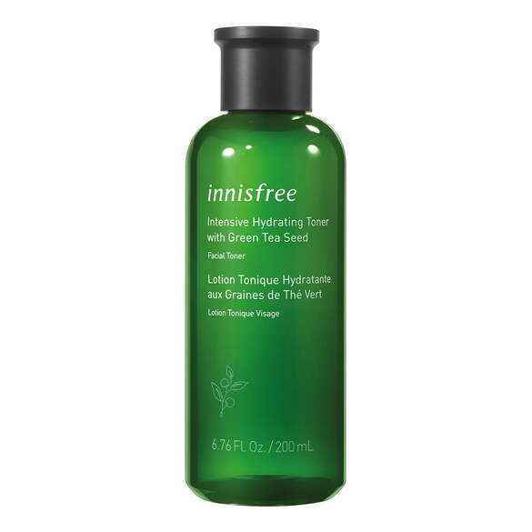 lotion tonique hydratante aux graines de thé vert