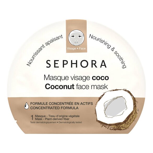 Masque visage - Masque tissu d'origine v&eacute;g&eacute;tale, SEPHORA COLLECTION