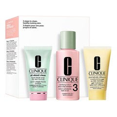 Basic 3 Temps - Kit Découverte Soins visage types de peaux 3, CLINIQUE