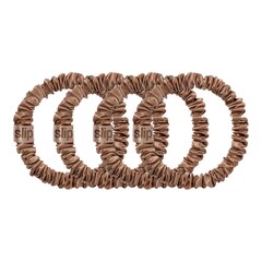 Chouchous Pure Soie Skinny Brun Clair - Accessoire Cheveux, SLIP