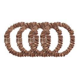 Chouchous Pure Soie Skinny Brun Clair - Accessoire Cheveux