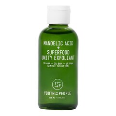 Mandelic Acid + Superfood Unity Exfoliant - Tonique Exfoliant visage, YOUTH TO THE PEOPLE