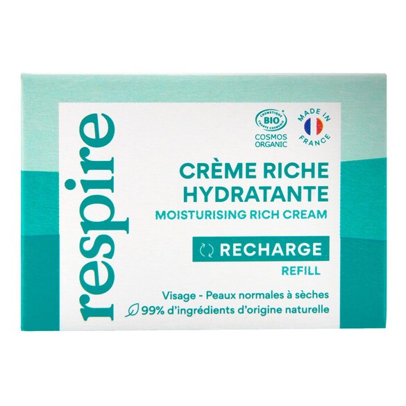 Recharge Crème Riche Hydratante - Crème pour le visage, RESPIRE