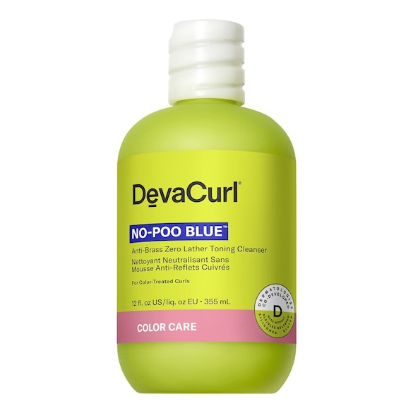 No-Poo Blue® - Nettoyant Neutralisant Sans Mousse Anti-Reflets Cuivrés  , DEVACURL