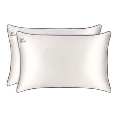 Ensemble De Taies D'oreiller Pure Soie Queen, SLIP