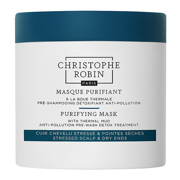 Masque purifiant à la boue thermale - Soin capillaire détoxifiant revitalisant, CHRISTOPHE ROBIN