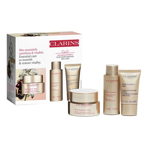 Mes essentiels nutrition & vitalité - Coffret Soin Visage Nutri-Lumière, CLARINS