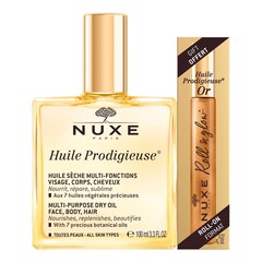 Huile Prodigieuse® et Roll and Glow - Duo Soin Corps, NUXE