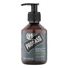 Beard Wash Cypress & Vetyver - Shampoing pour Barbe, PRORASO