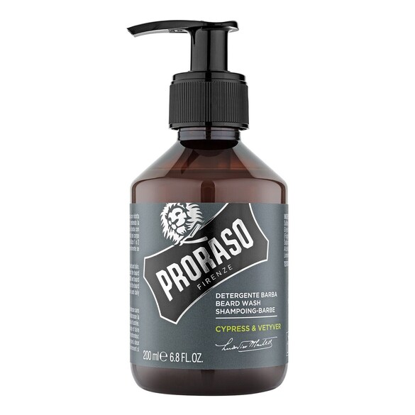 Beard Wash Cypress & Vetyver - Shampoing pour Barbe, PRORASO