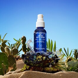 Triple Peptide + Cactus Oasis Serum - Sérum visage et cou hydratant