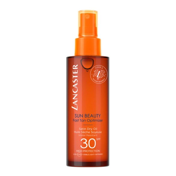 SUN BEAUTY - Huile Sèche Soyeuse Accélératrice De Bronzage Spray SPF 30, LANCASTER