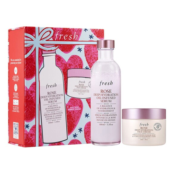 Routine de soins hydratant à la rose - Coffret soin visage, FRESH