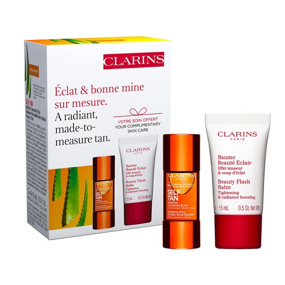 Eclat & bonne mine sur mesure - Coffret Addition Concentré Eclat Visage, CLARINS