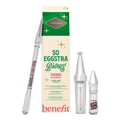 So Eggstra Brows - Le coffret sourcils de Noël avec crayon, cire et gel sourcils, BENEFIT COSMETICS