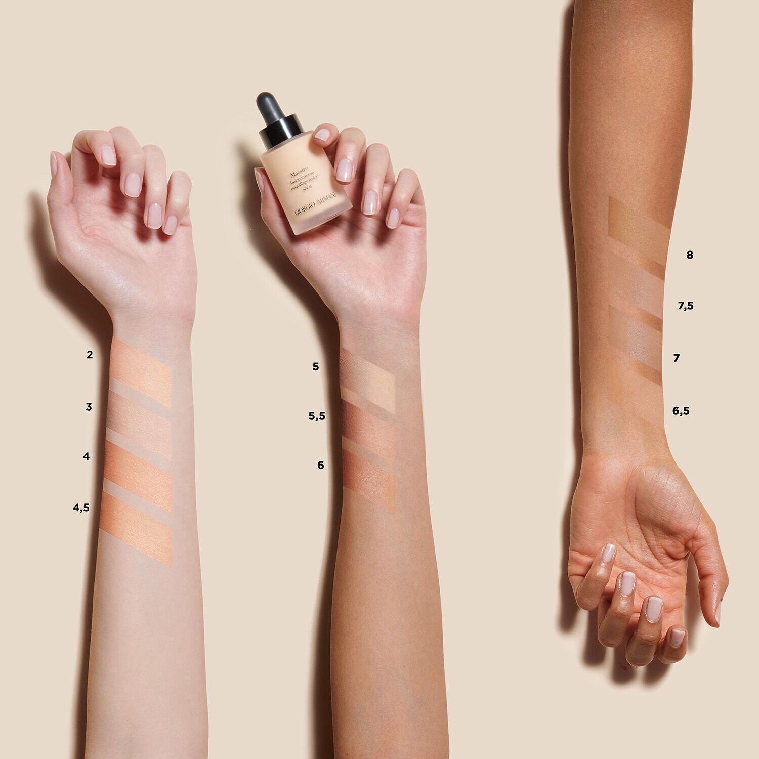 MAESTRO Fond de teint sensation peau nue de ARMANI SEPHORA