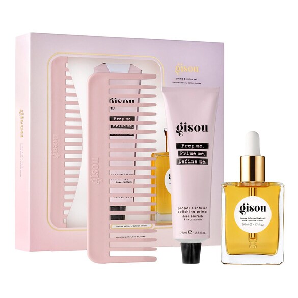 Prime & Shine Set - Coffret soin cheveux, GISOU