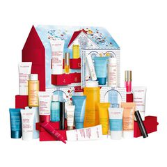 Calendrier de l'avent 24 cases - Soin visage & corps, CLARINS
