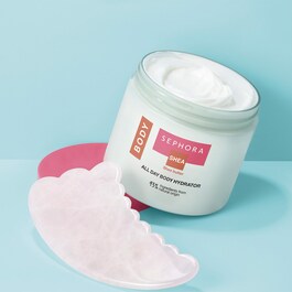 Gua sha corps en quartz rose - Outil de massage