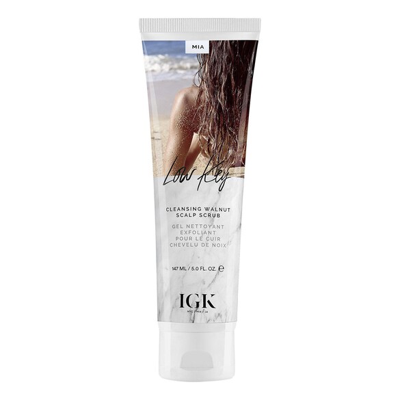 Low Key - Gel nettoyant exfoliant pour cuir chevelu à l'extrait de noix, IGK