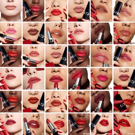 Rouge Dior - Rouge à lèvres rechargeable - Fini satin, mat, métallique & velours