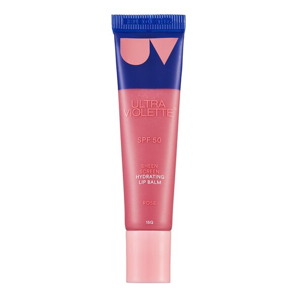 Sheen Screen Lip Balm SPF50 Rose - Baume à lèvres hydratant protection solaire, ULTRA VIOLETTE