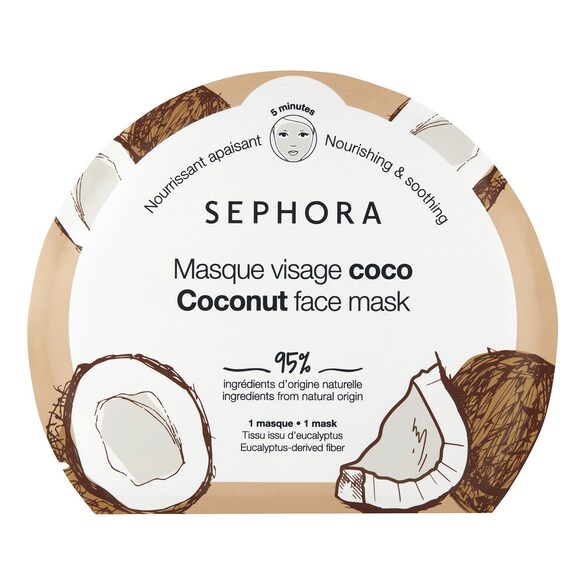 Masques tissu visage - Masques compostables, SEPHORA COLLECTION