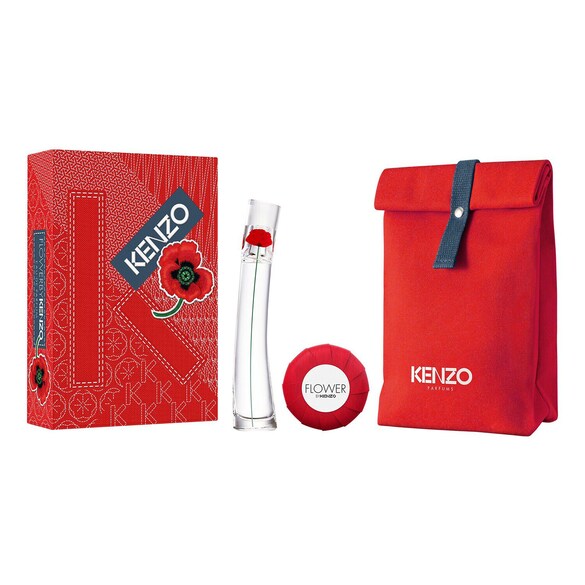 FLOWER BY KENZO - Coffret Eau de Parfum + Savon + Pochette, KENZO