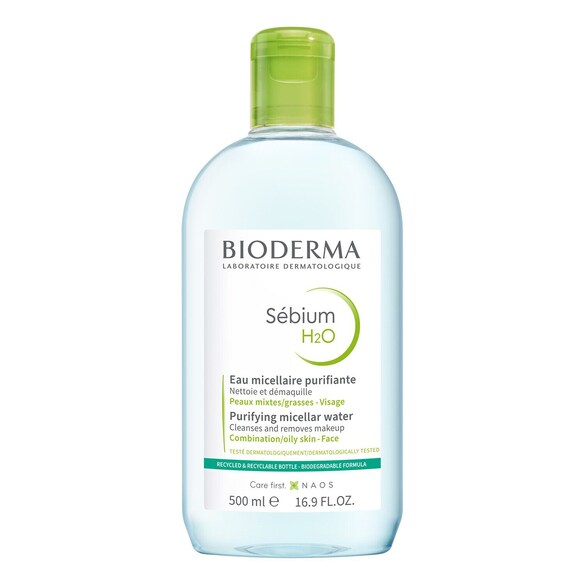 Sébium H2O - Eau micellaire peau mixte à grasse, BIODERMA