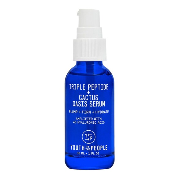 Triple Peptide + Cactus Oasis Serum - Sérum visage et cou hydratant, YOUTH TO THE PEOPLE