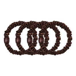 Chouchous Pure Soie Skinny Brun Foncé - Accessoire Cheveux