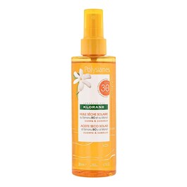 Huile sèche solaire SPF 30 au Monoï & Tamanu BIO - Huile corps et cheveux