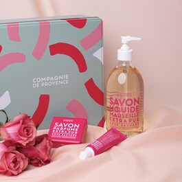 Savon Liquide de Marseille - Parfum Rose Sauvage