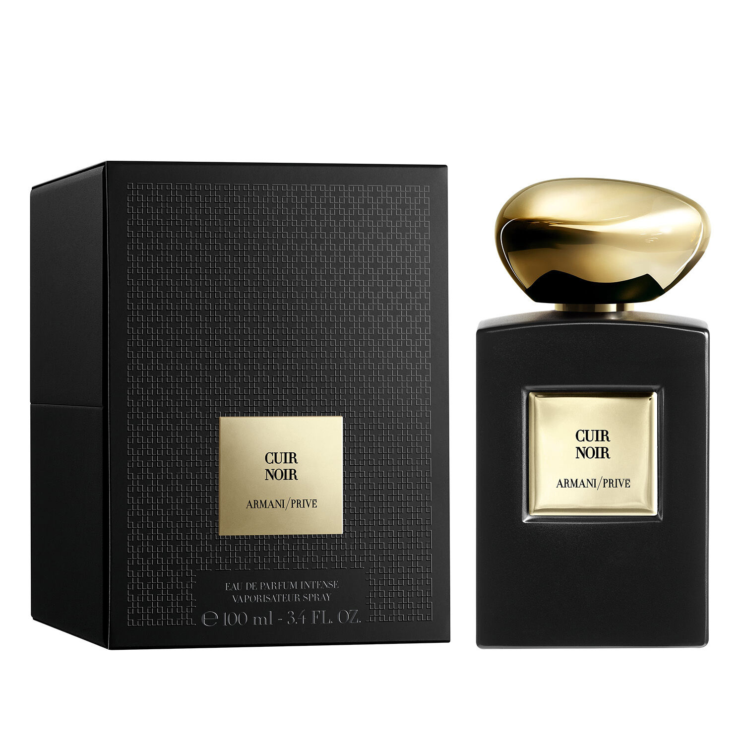 Giorgio armani cuir noir clearance