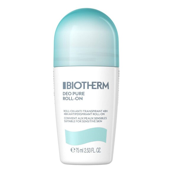 Deo Pure Roll-on - Déodorant roll-on anti-transpirant 48h, BIOTHERM
